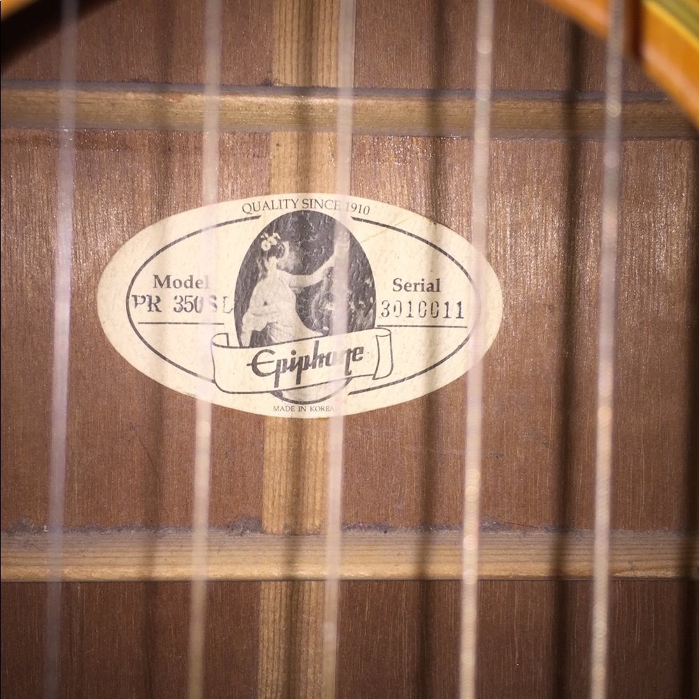 Epiphone Acoustic Guitar - Picture 3 of 3